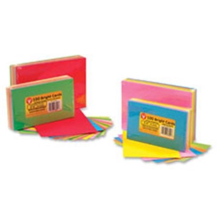 HYGLOSS PRODUCTS Hygloss Products HYX43510 Bright Color Blank Note Cards HYX43510